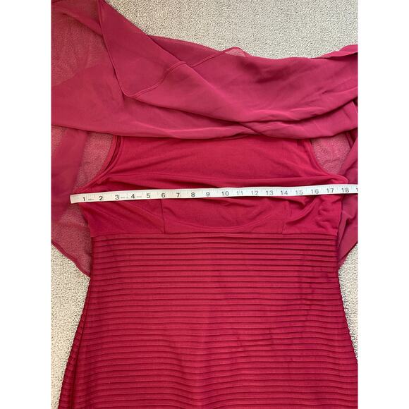 Alex Marie Dress Formal Mini Burgundy Red Size Medium - Picture 5 of 7